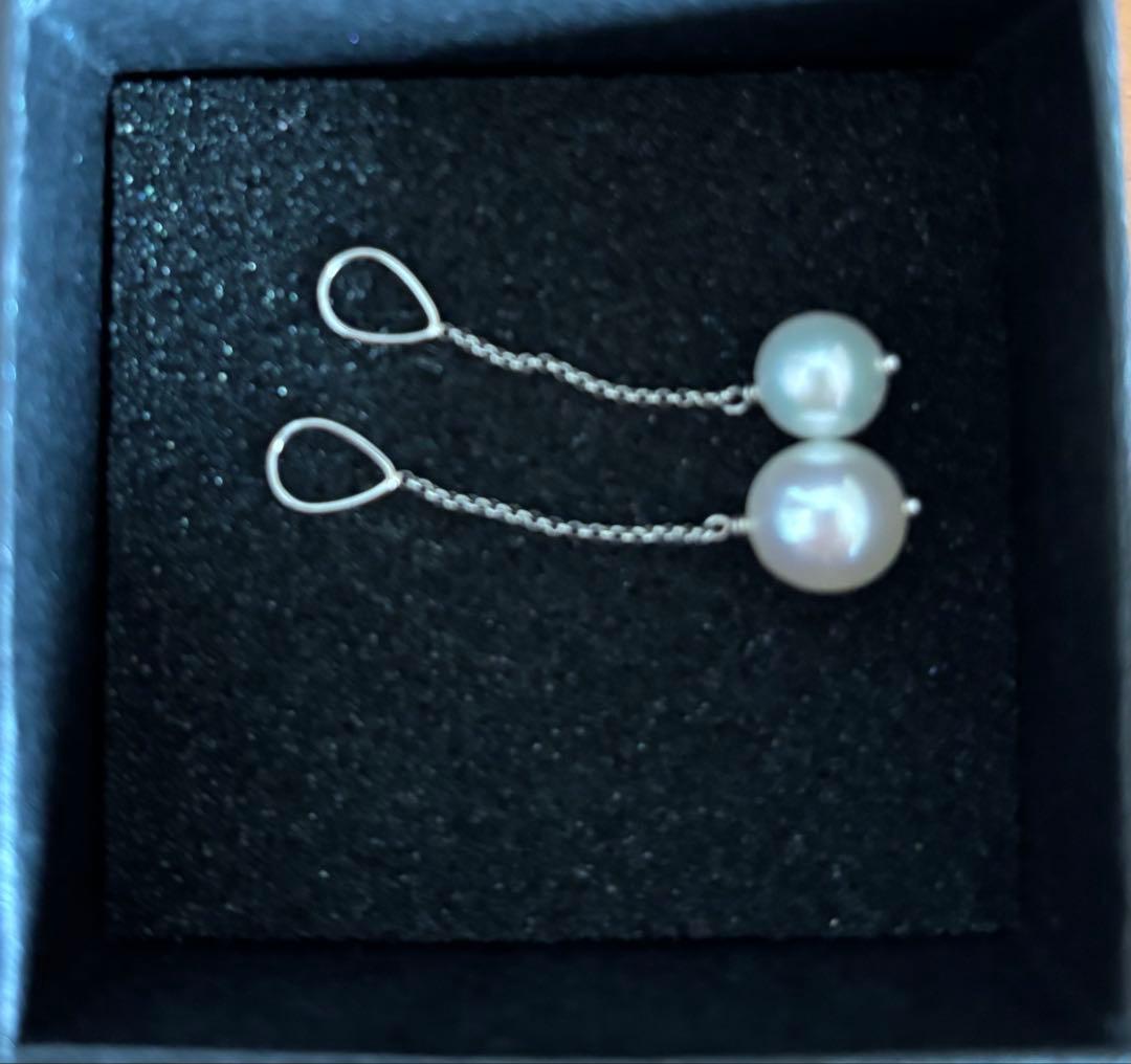 試着のみ PT850 あこや真珠 チャーム GSTV