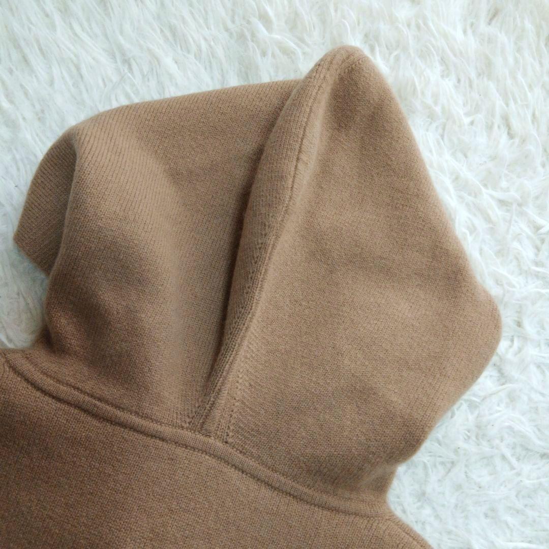 【Theory】24AW VARSITYHOODIE カシミヤ混 ジップパーカー