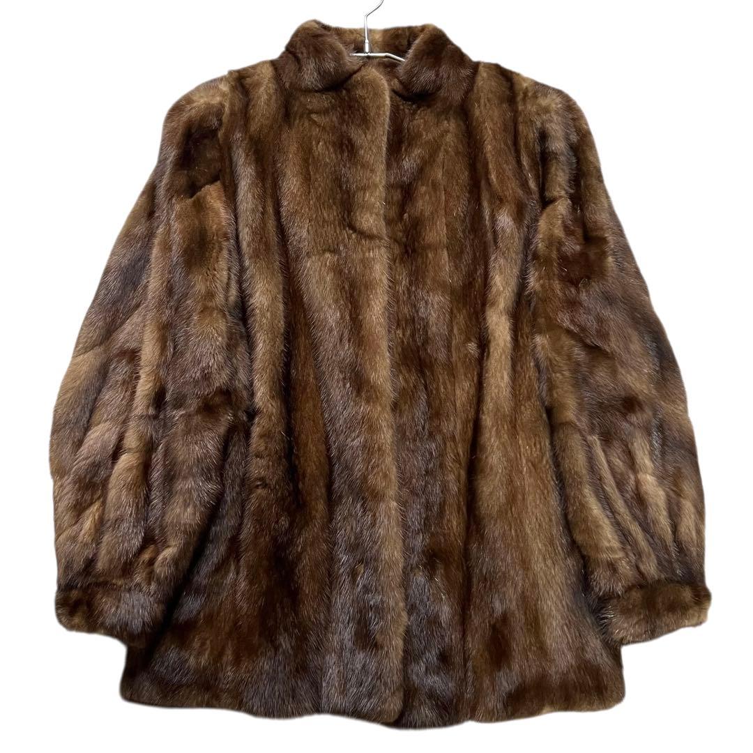 デミバフミンク リアルファー 本毛皮 毛並み◎ なめし柔らか