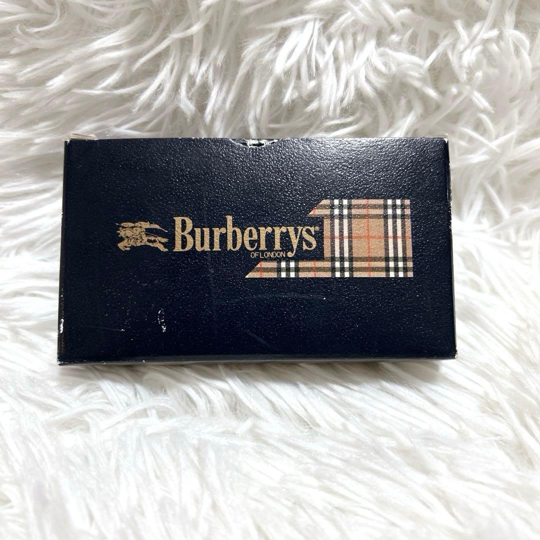 【新品】Burberry ノバチェック 4連キーケース シャドー 希少 廃盤品