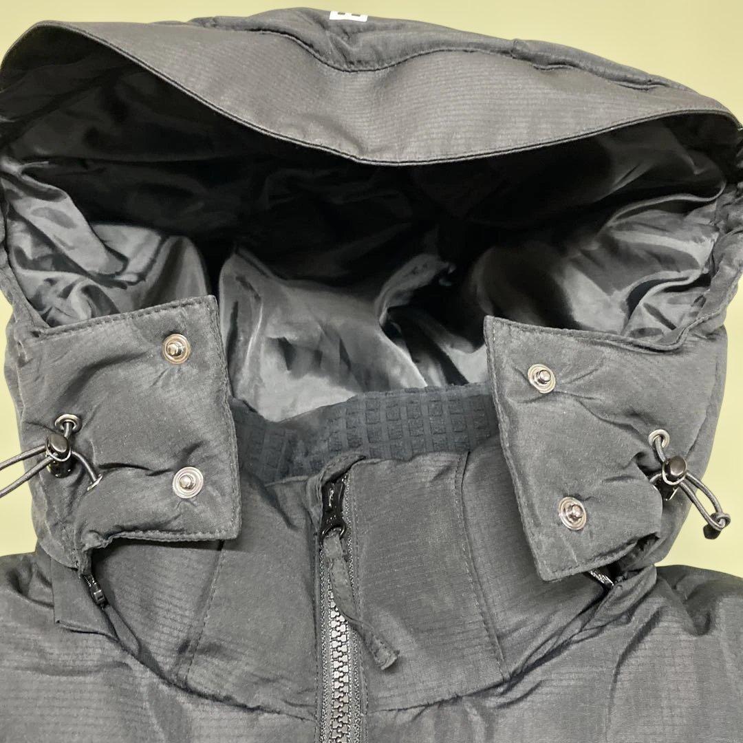 RVCA ブラックダウンジャケット フード付き　Mサイズ