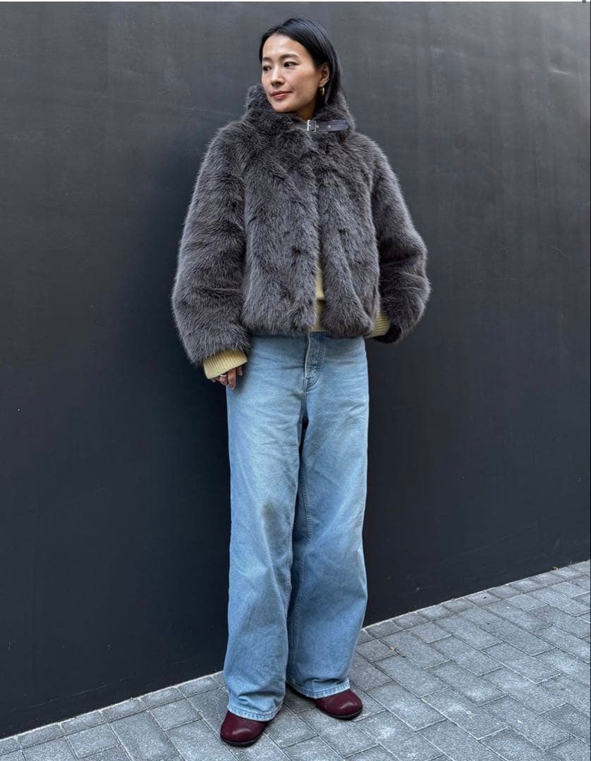 STUNNING LURE フェイクファーブルゾン