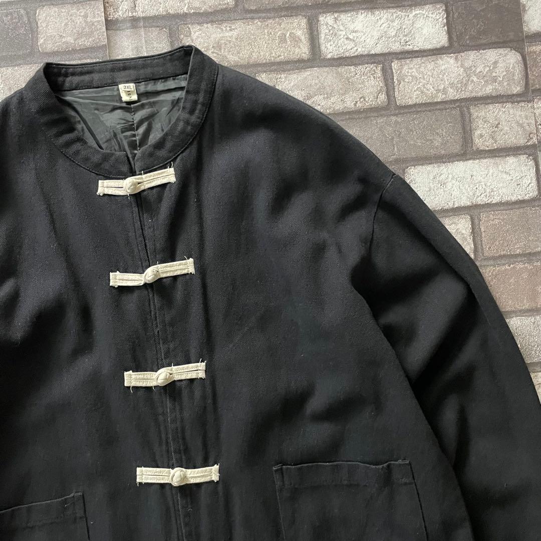 ジャケット・アウター 90's Traditional Black Kung Fu Jacket