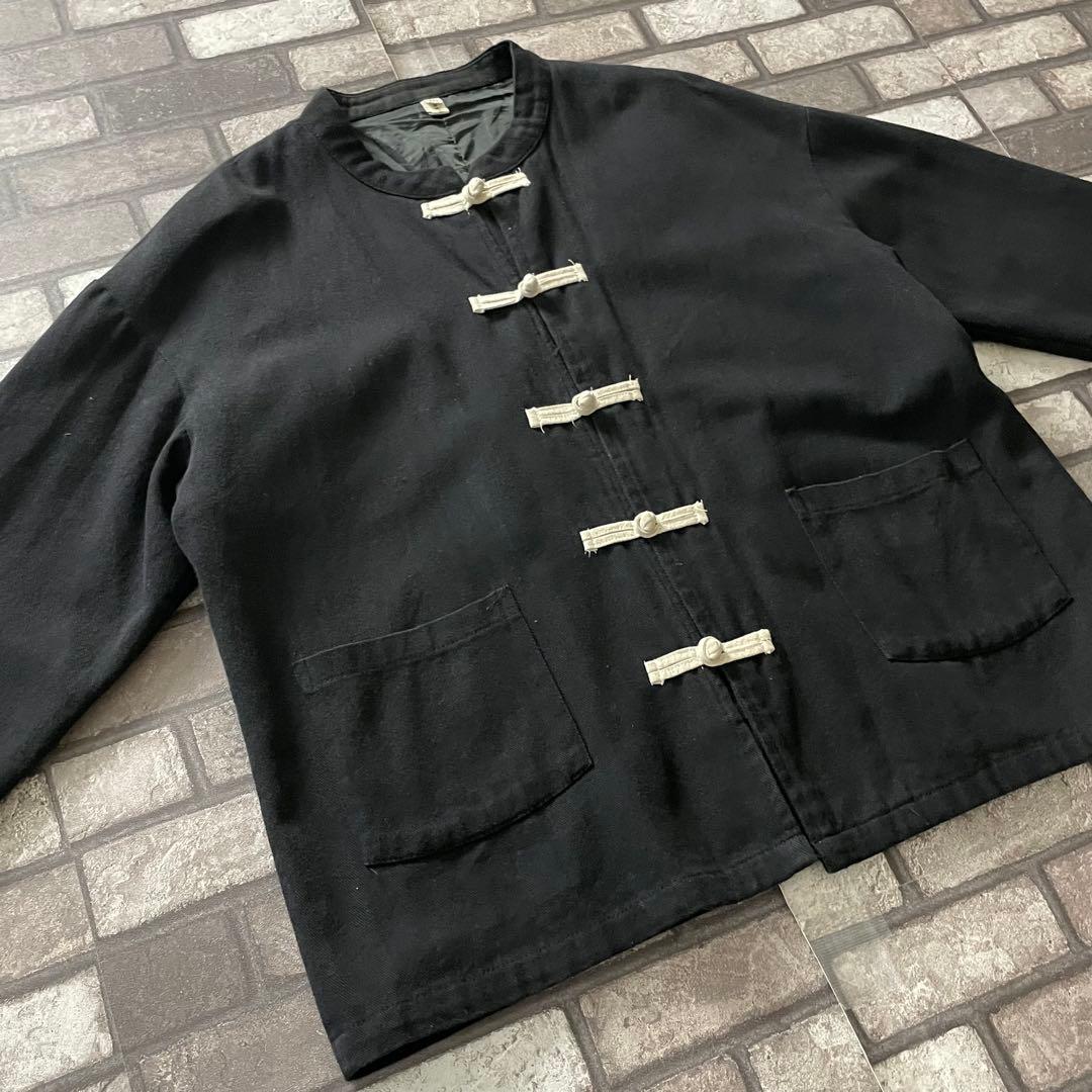 ジャケット・アウター 90's Traditional Black Kung Fu Jacket
