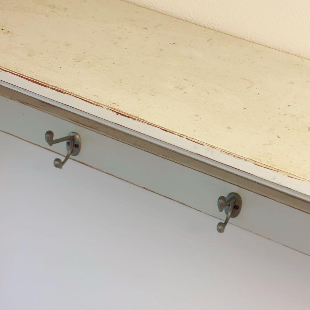 シャビーなウォールシェルフ　アンティーク　フランス　イギリス