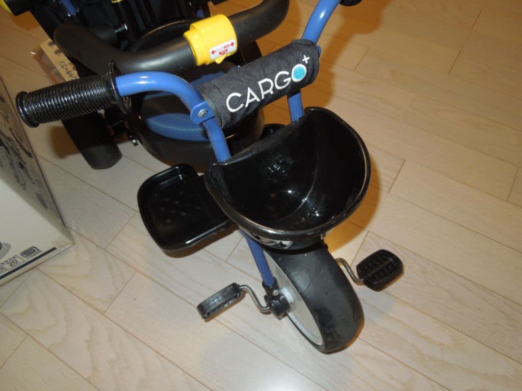 ides CARGO+ アイデス　カーゴ　プラス　ネイビー三輪車 日よけ付き