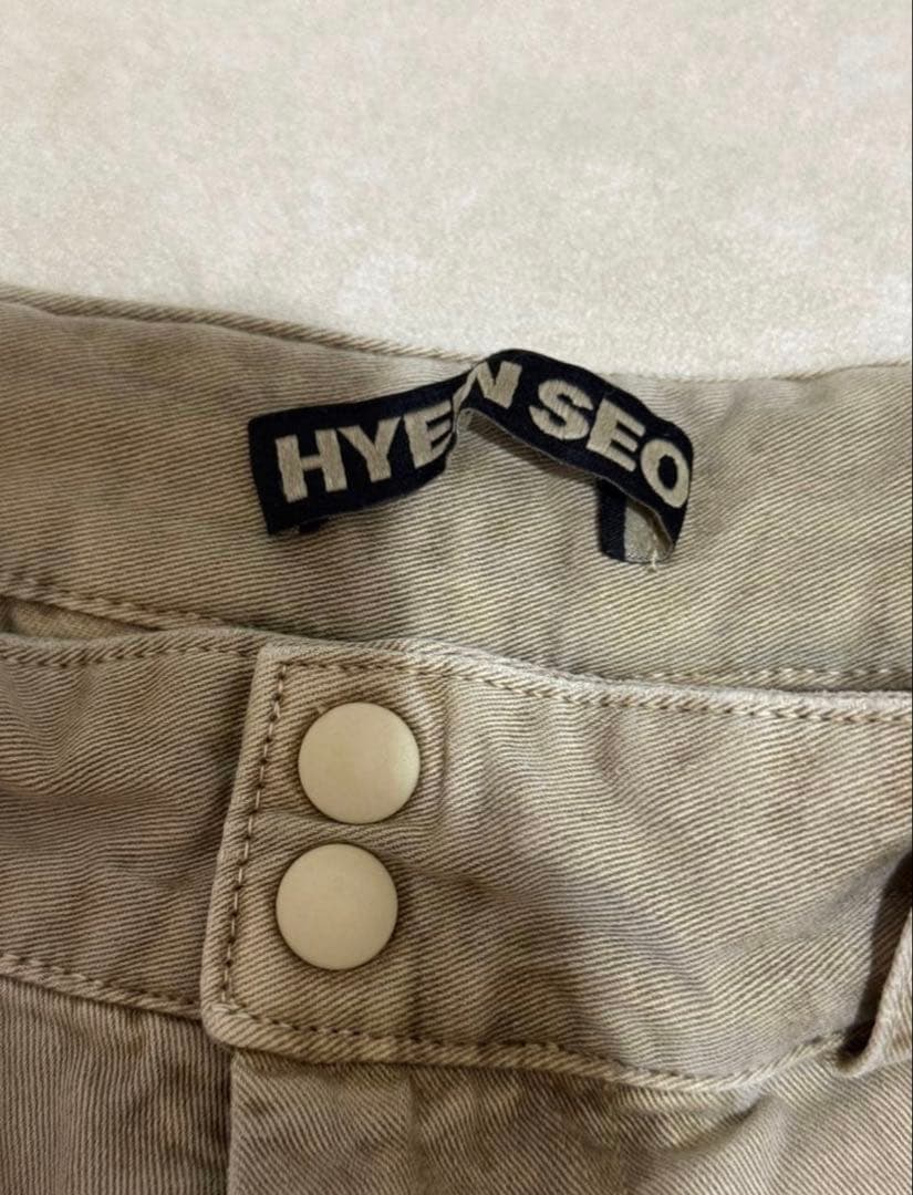 ベージュ カーゴパンツ サイズ3 ヘインソ　hyeinseo やまと