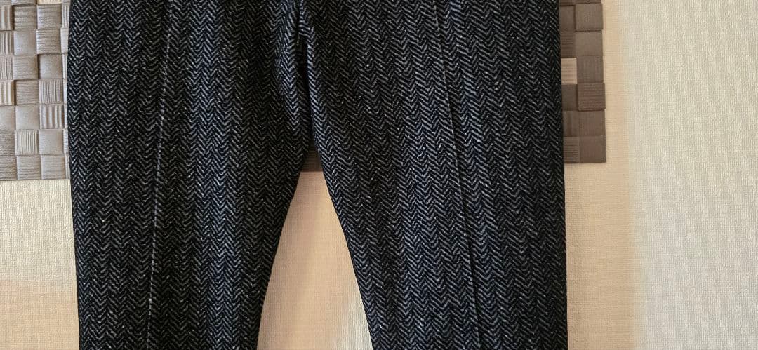 Monty GIORGIO ARMANI 最高級ブラックレーベル 黒パンツ