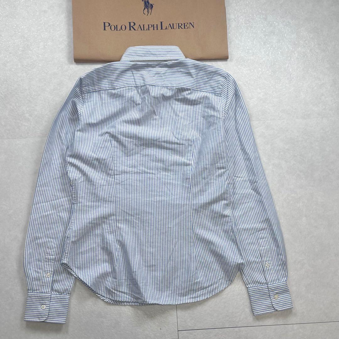 【未使用】RALPH LAUREN オックスフォードストライプBDシャツ 6