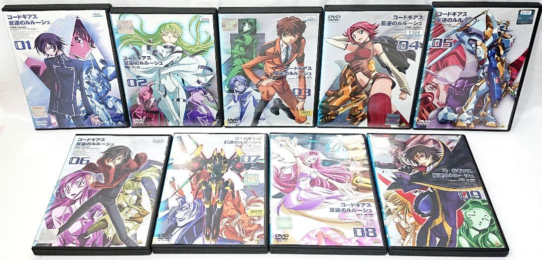 コードギアス【1期+2期+SP+劇場版+亡国のアキト】DVD 全29巻セット