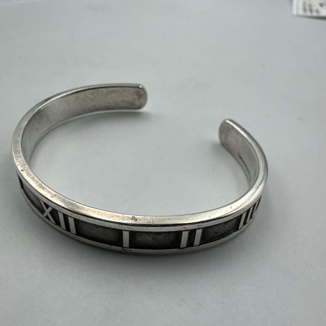 Tiffany & Co. シルバーバングル ローマ数字刻印