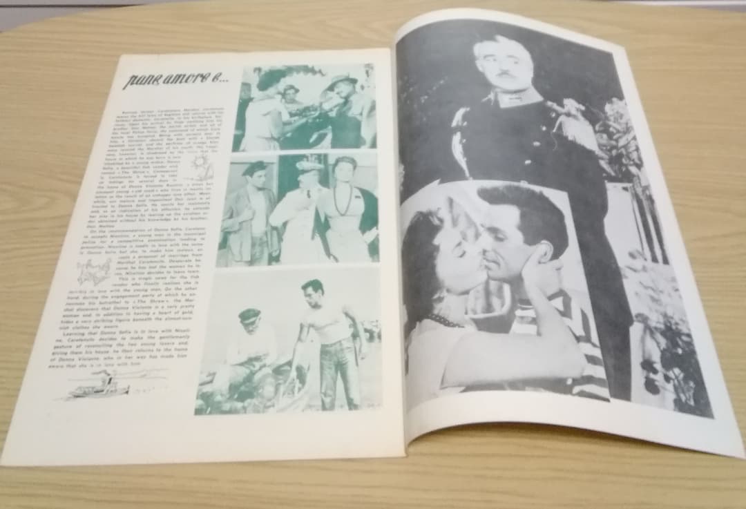 (レア)映画パンフレット　「殿方ごろし」　ソフィア・ローレン