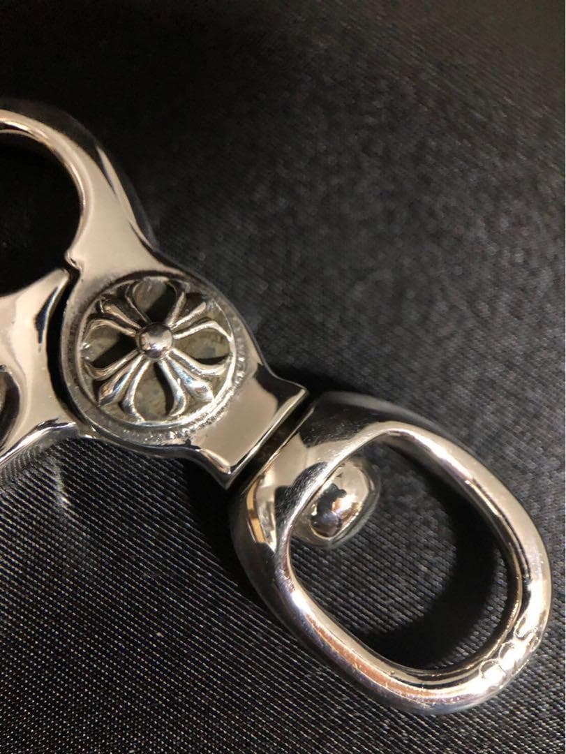 シルバー925 キーホルダー　キーリング　クロス　プラス　クロム　人気　2-10