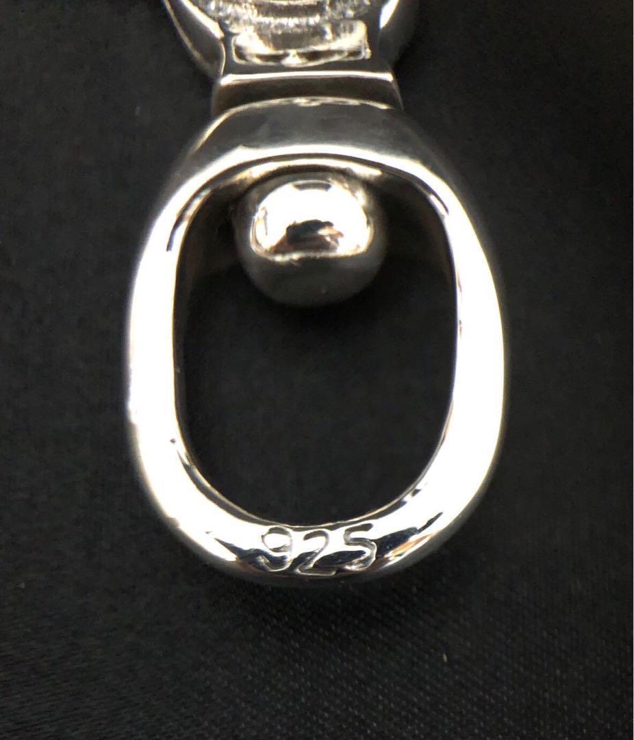 シルバー925 キーホルダー　キーリング　クロス　プラス　クロム　人気　2-10