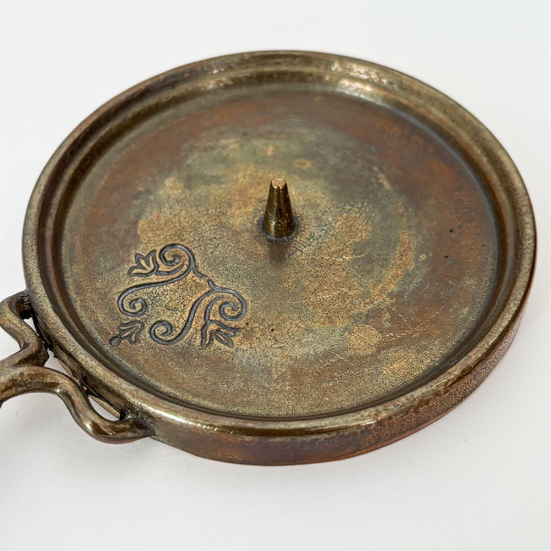 【ドイツ キャンドルスタンドとスナッファーセット U】ヴィンテージ