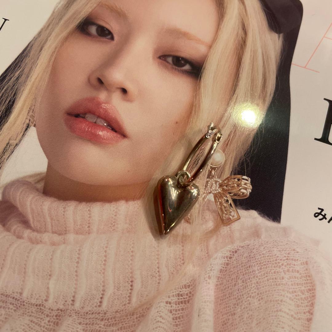 ピアス　イヤカーフ　4点セット　スワロフスキー