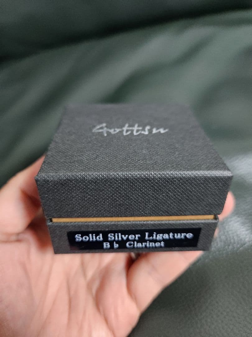 Gottsu 総銀 金メッキ リガチャー クラリネット用