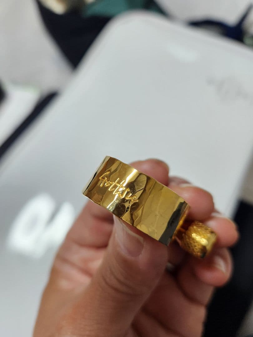 Gottsu 総銀 金メッキ リガチャー クラリネット用