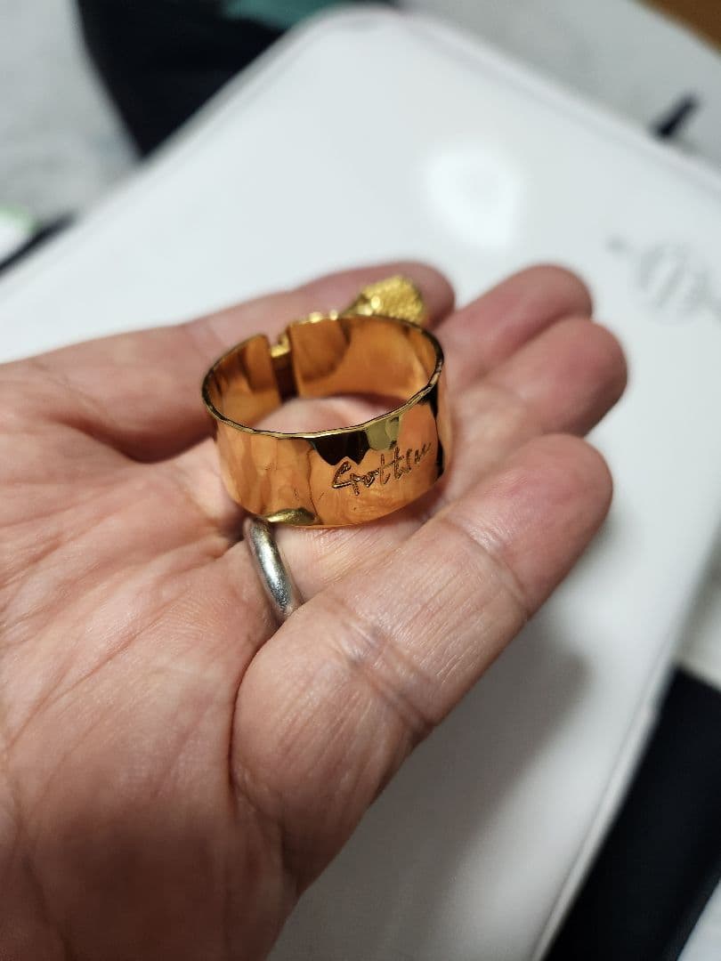 Gottsu 総銀 金メッキ リガチャー クラリネット用