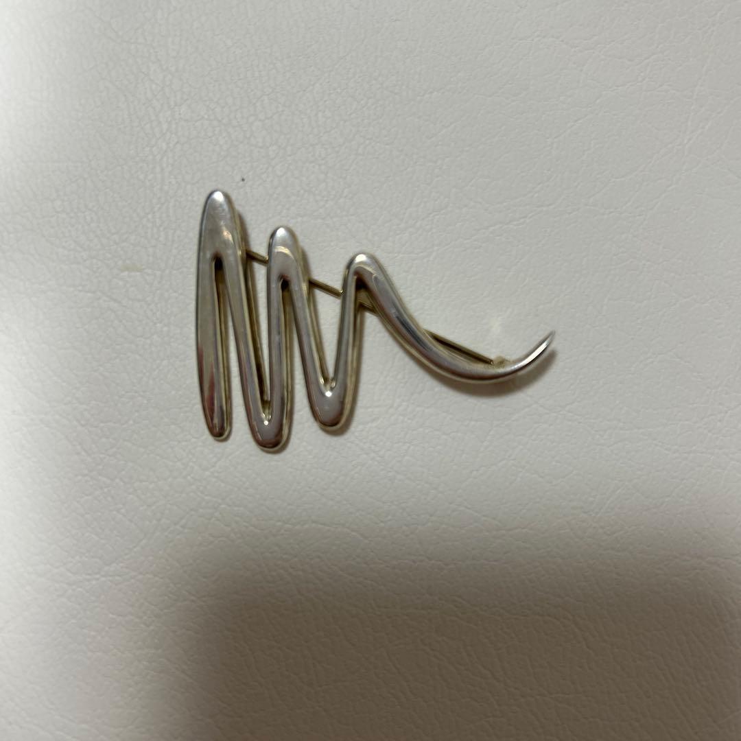 TIFFANY&Co. ティファニー スクリブル ブローチ　シルバー