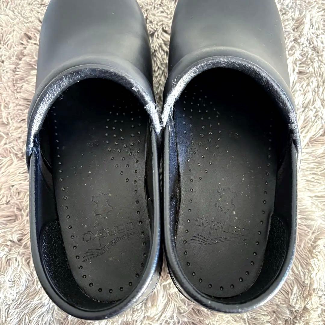 美品❣️DANSKO ダンスコ クロッグ サボサンダル 本革 レザー 箱付属✨