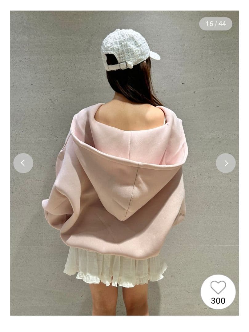 SNIDEL　ボリュームパーカー