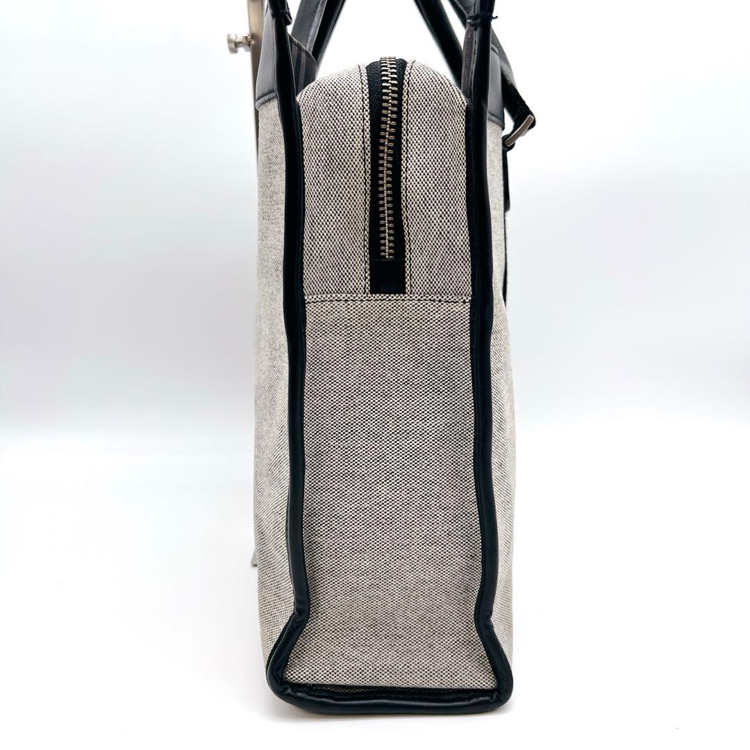 【希少】バーバリー　ブラックレーベル　ビジネスバッグ　ブリーフケース　キャンバス