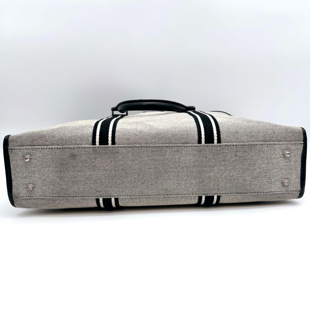 【希少】バーバリー　ブラックレーベル　ビジネスバッグ　ブリーフケース　キャンバス