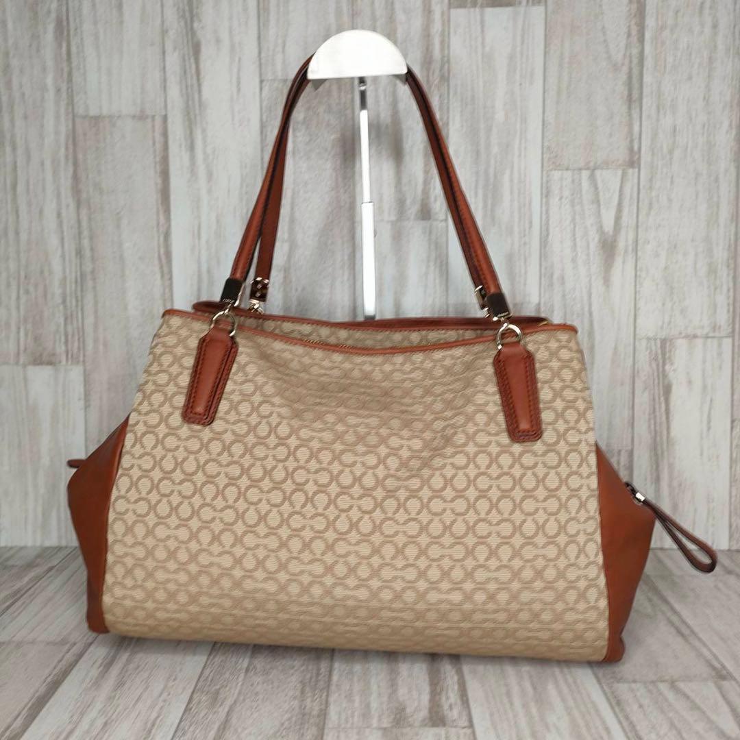 50 COACH コーチ　シグネチャー　トートバッグ　ハンドバッグ