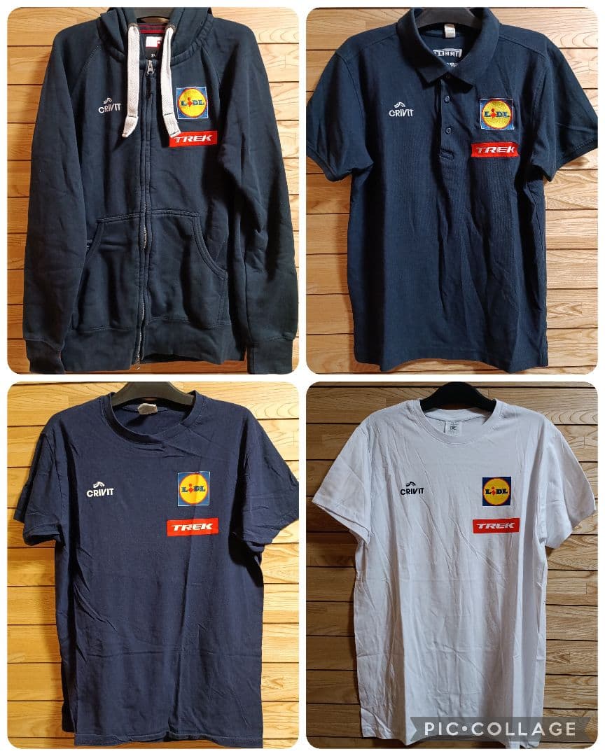 まとめ支給品　Lidl TREK　ジップアップパーカー　Tシャツ　リドルトレック