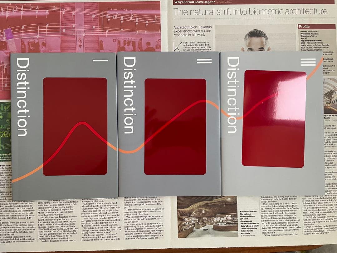 Distinction Ⅰ,Ⅱ,Ⅲ 3冊セット/ATSU（初版あり）