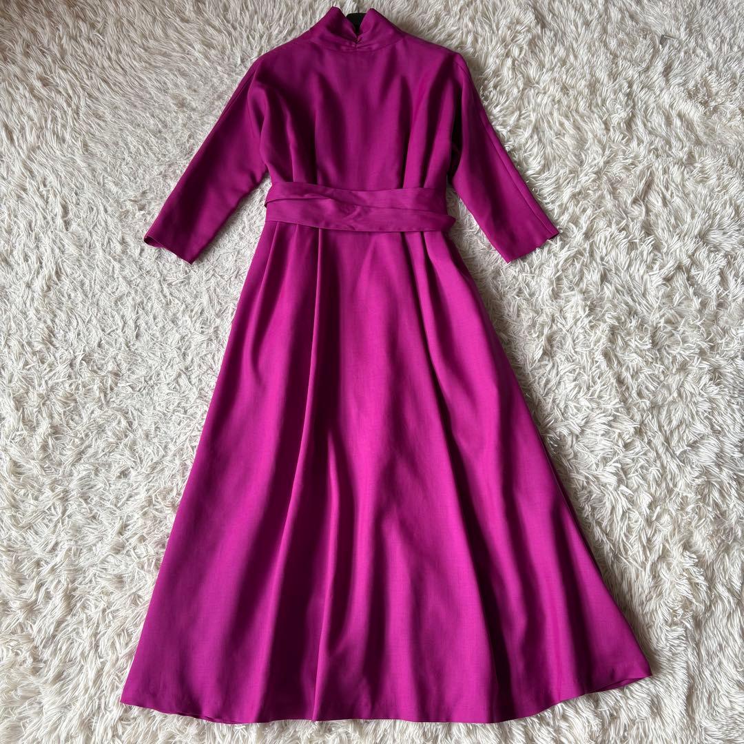 シビラ 24aw ラップ風 ロングワンピース Aライン フレア Sybilla