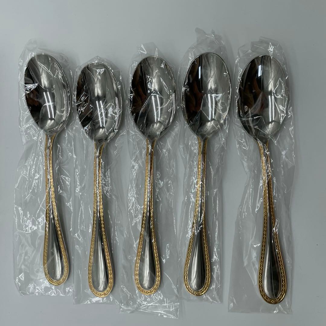 ノリタケNORITAKEカトラリーセット スプーン＆フォーク ゴールドライン入り