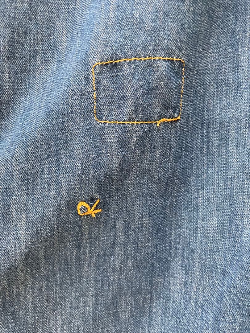 45R モンプチデニムの908ビッグーグーシャツ ユニセックス