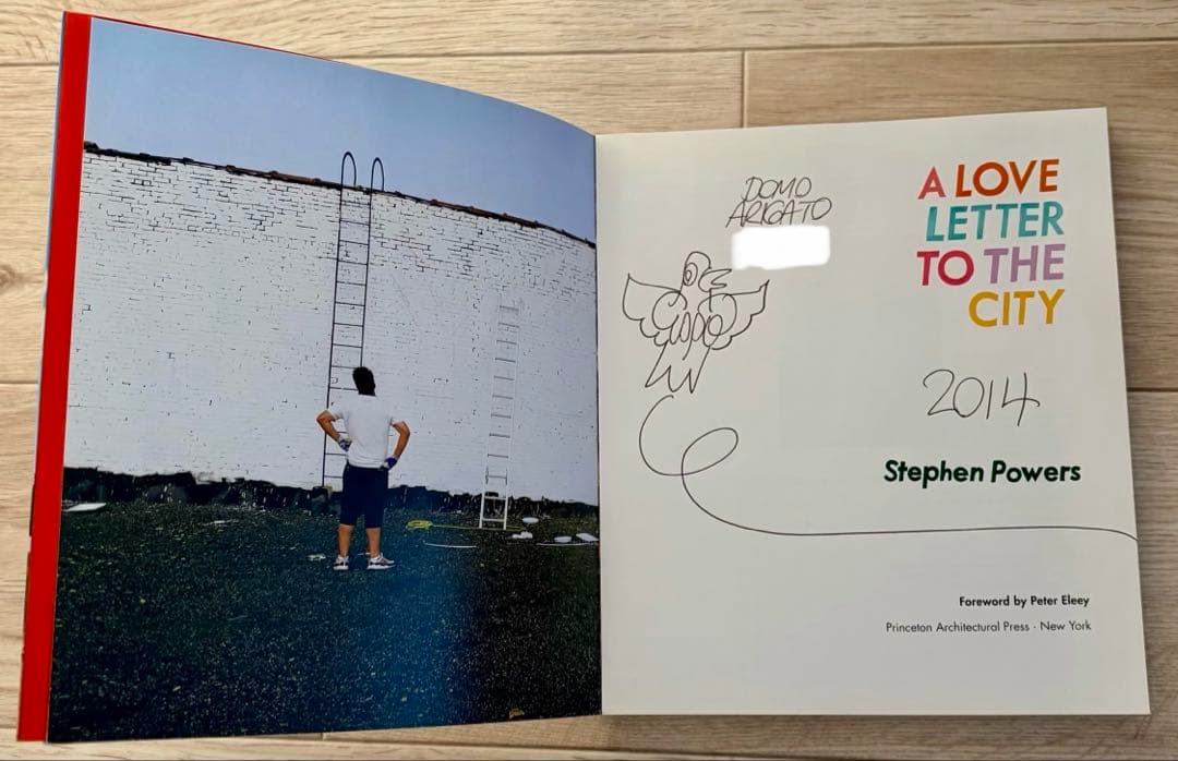 直筆サイン入り 希少 A Love Letter -Stephen Powers