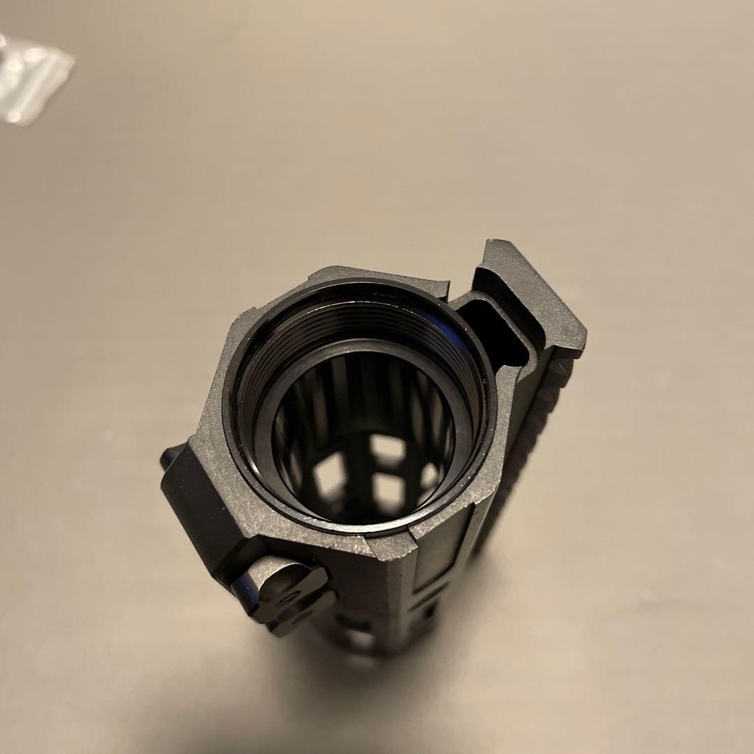 SLRハンドガードブラック5.5 & ハンドストップ、mlokレール