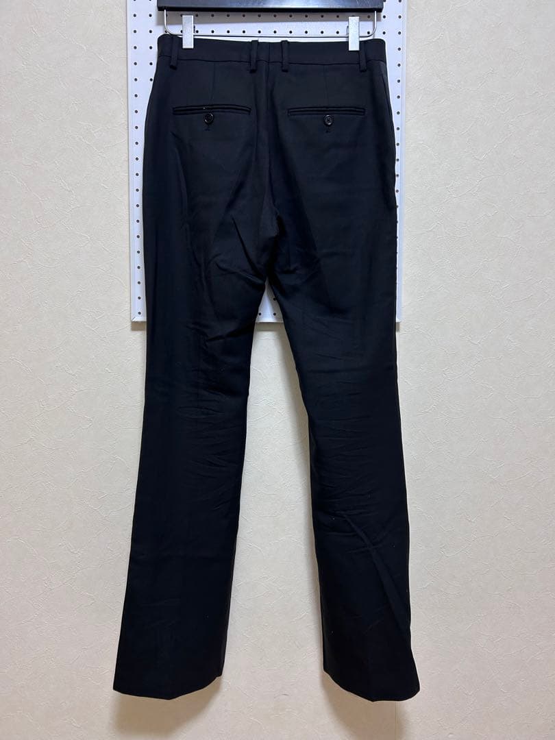 celine セリーヌ　20SS スモーキング　フレアスラックス　側章