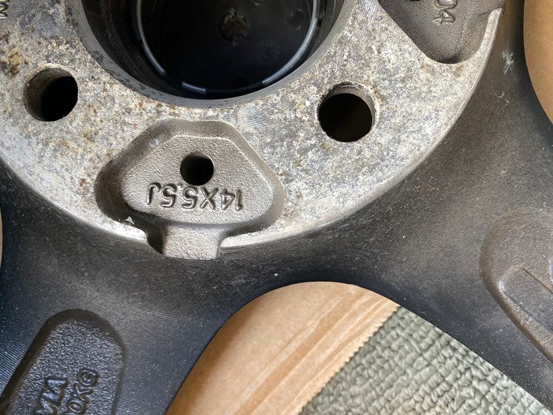 MONSTA 165/65R14 オフロードタイヤ ホイールセット① 2本セット