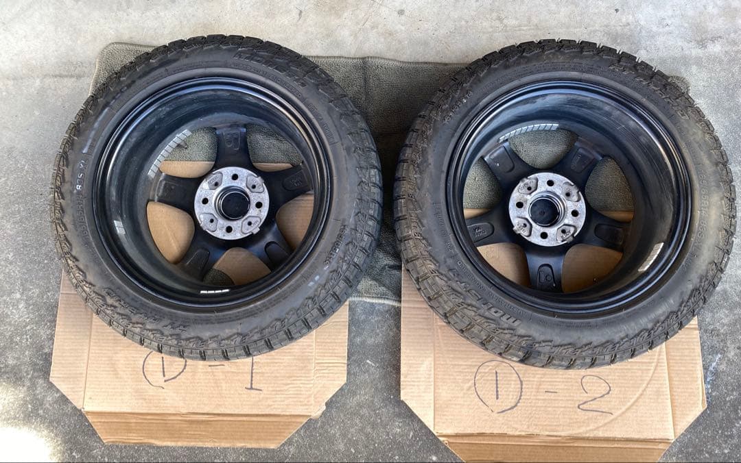 MONSTA 165/65R14 オフロードタイヤ ホイールセット① 2本セット