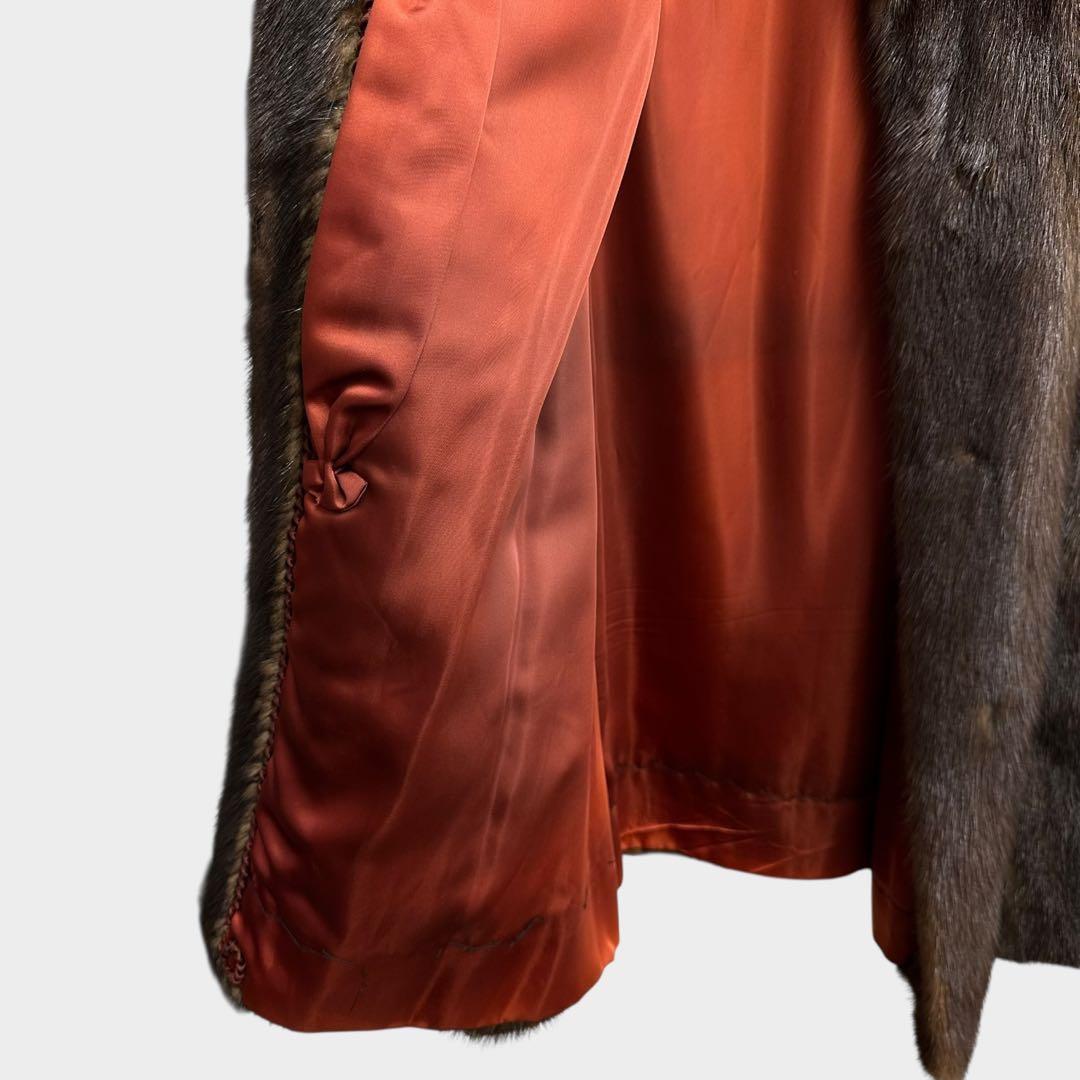 サガミンク　銀タグ　コート　ファーコート