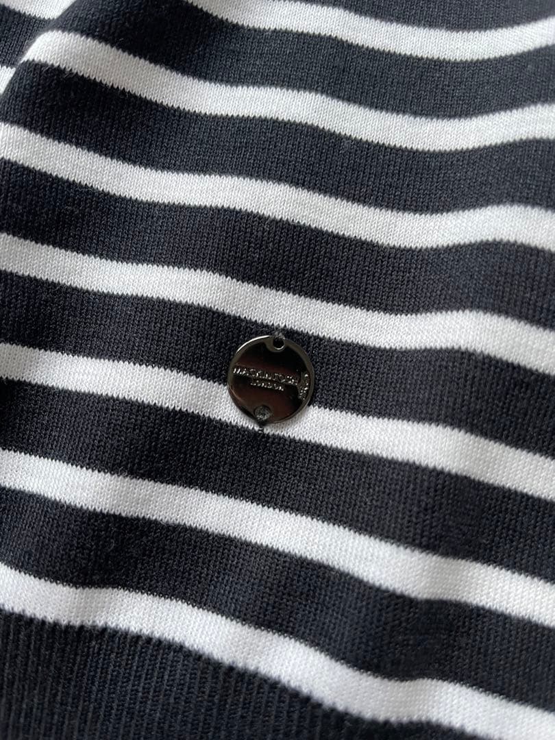 新品 MACKINTOSH LONDON 半袖カットソー コットン ボーダー柄