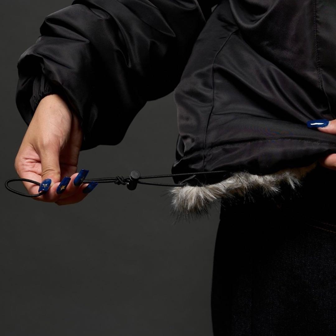 【ユニセックス】2way リバーシブルファーブルゾン