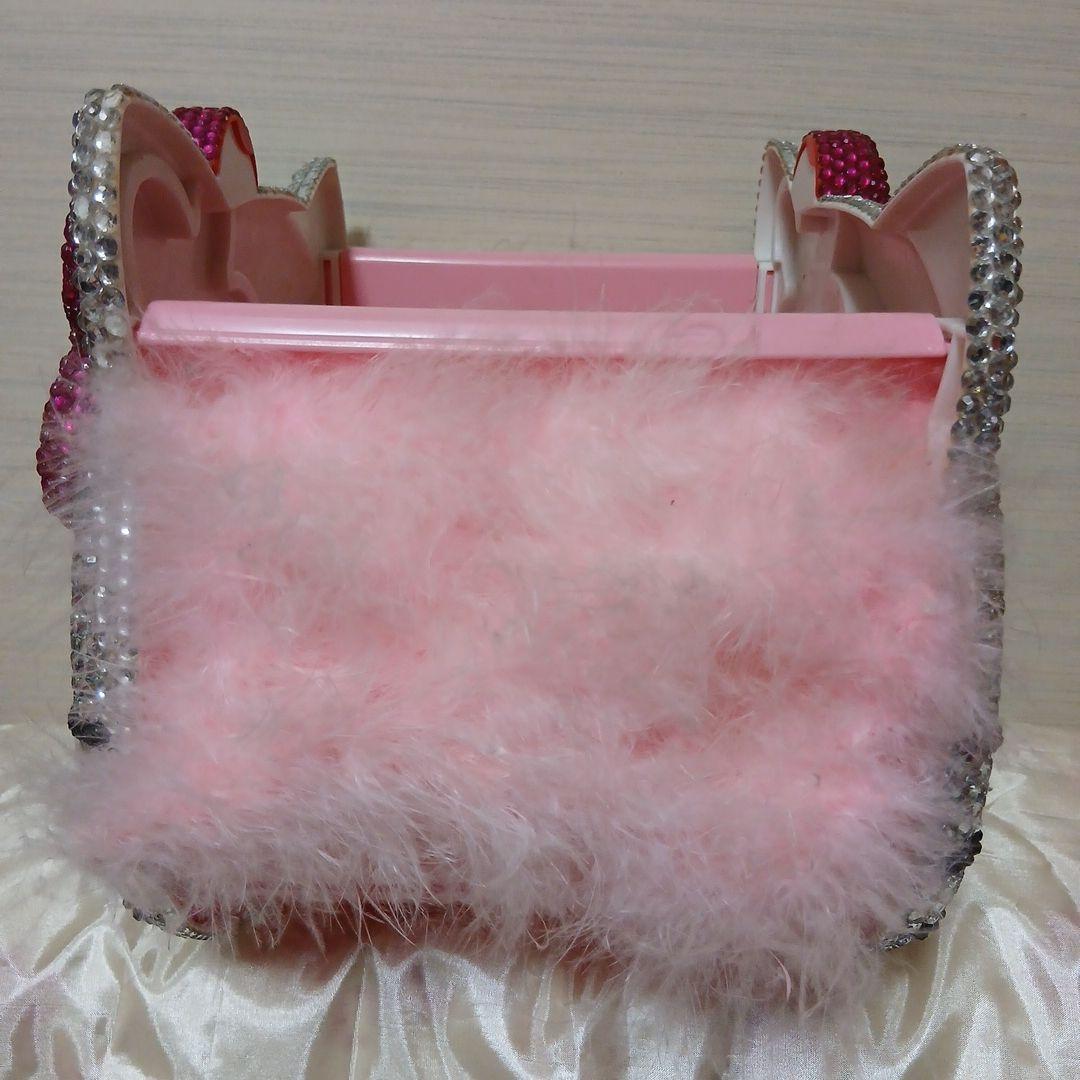 ハローキティ　キラキラビジューアレンジ　小物入れ