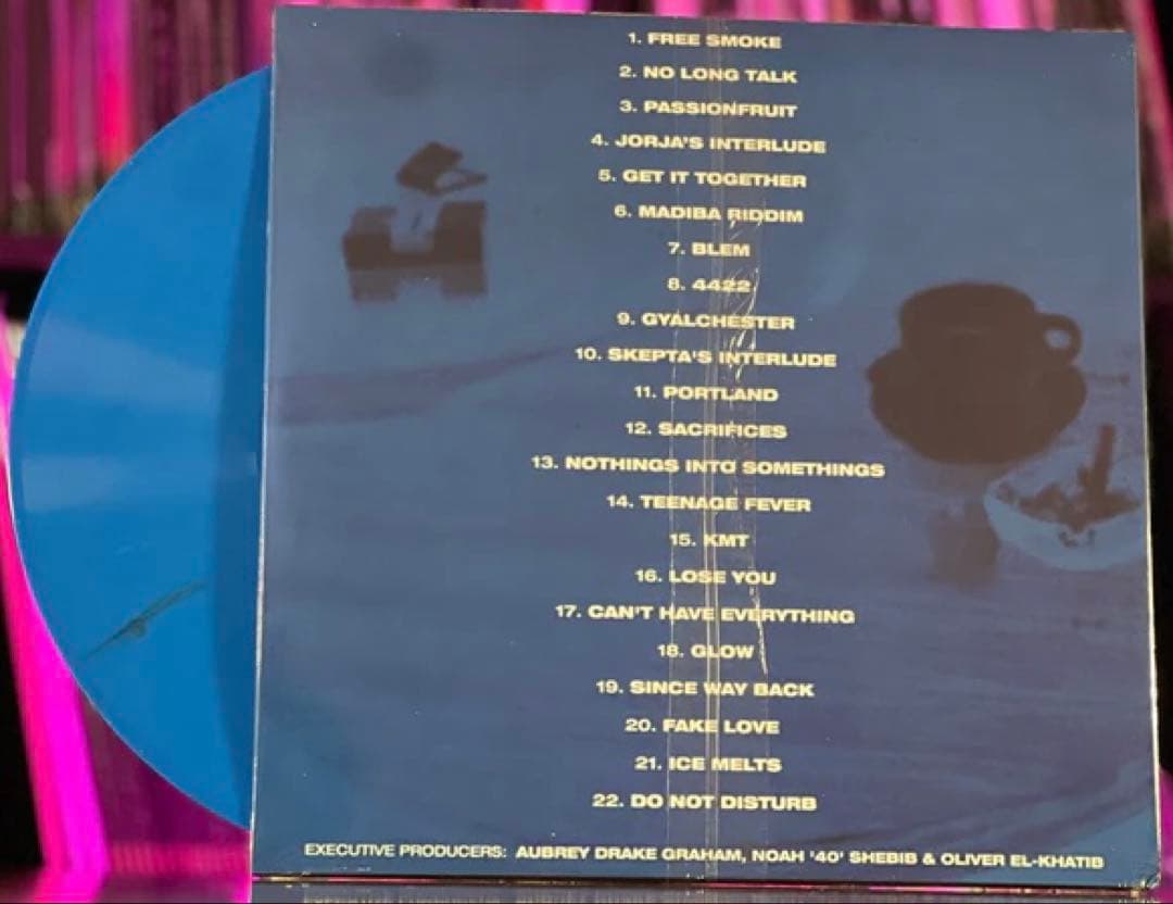 ブルーバイナル Drake More Life レコード 2LP