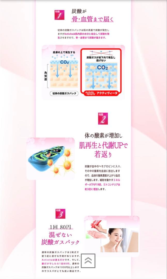 アクティヴィータ [ 炭酸ペースト ] フェイス＆ボディ