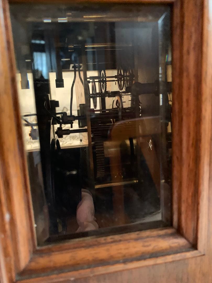 ドイツ製　訳ありアンティーク置時計ウェストミンスターチャイム！美しく鳴ります！