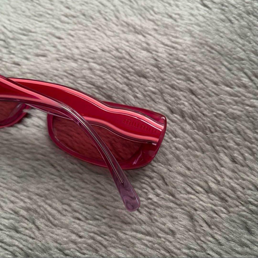 小物 2000s miumiu square sunglasses