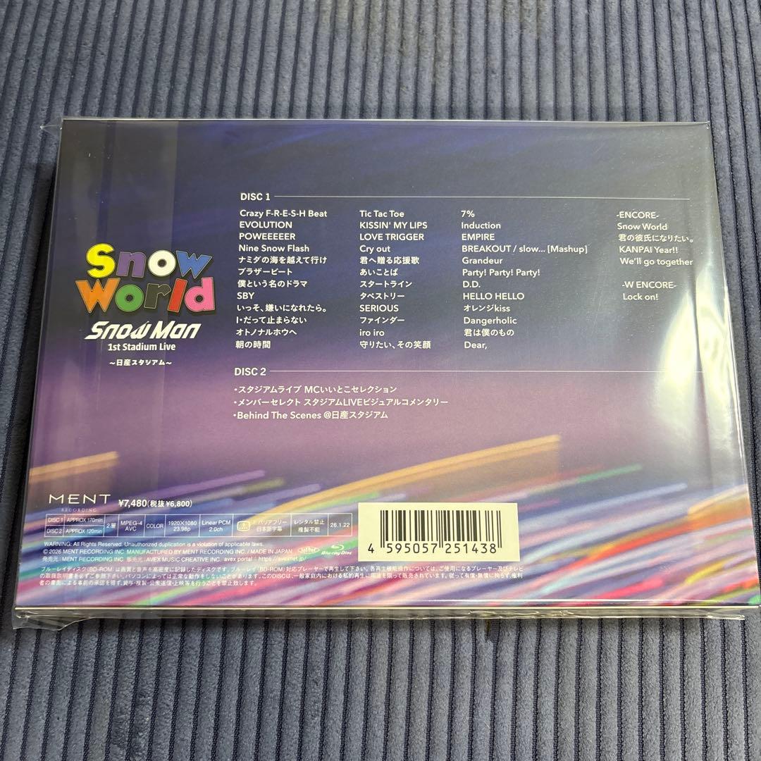 新品未開封　Man  World 日産スタジアム Blu-ray