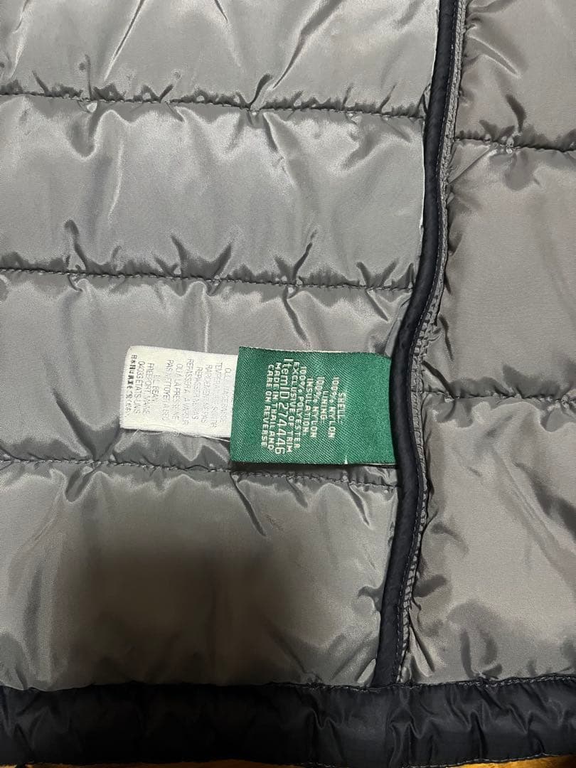 LLBean ブラックダウンジャケット