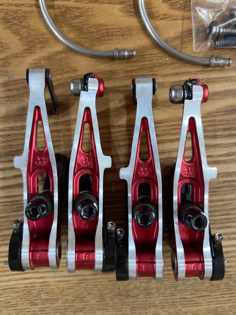 TRP CX9 Vブレーキ レッド